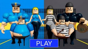 ПОЛИЦЕЙСКИЙ BARRY СЕМЬЯ против ПРЕСТУПНИКОВ BARRY CЕМЬИ в BARRY'S PRISON RUN! New Obby в РОБЛОКС