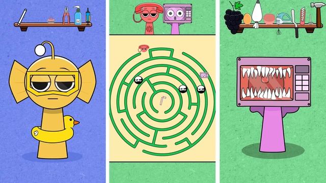 Спранки из «Невероятного бокса» спасают Бейли, Лили и Акву #спранки смотреть онлайн