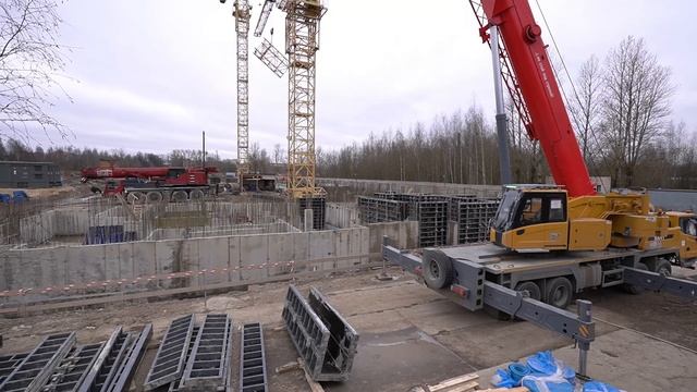 Ход строительства ЖК "Квартал Заречье" (февраль2025) смотреть онлайн