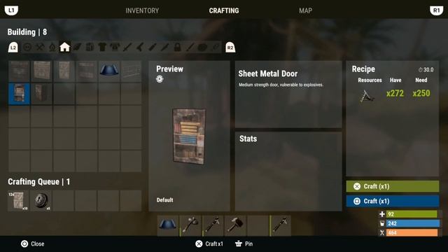 How to Make Wooden & Sheet Metal Doors in RUST (Fast Tutorial) смотреть онлайн
