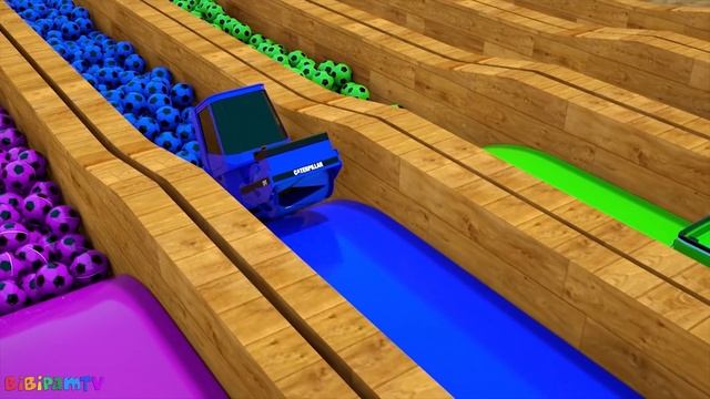 Полицейская и пожарная машины -Развивающие игры для детей с помощью детских стишков и песенок смотреть онлайн