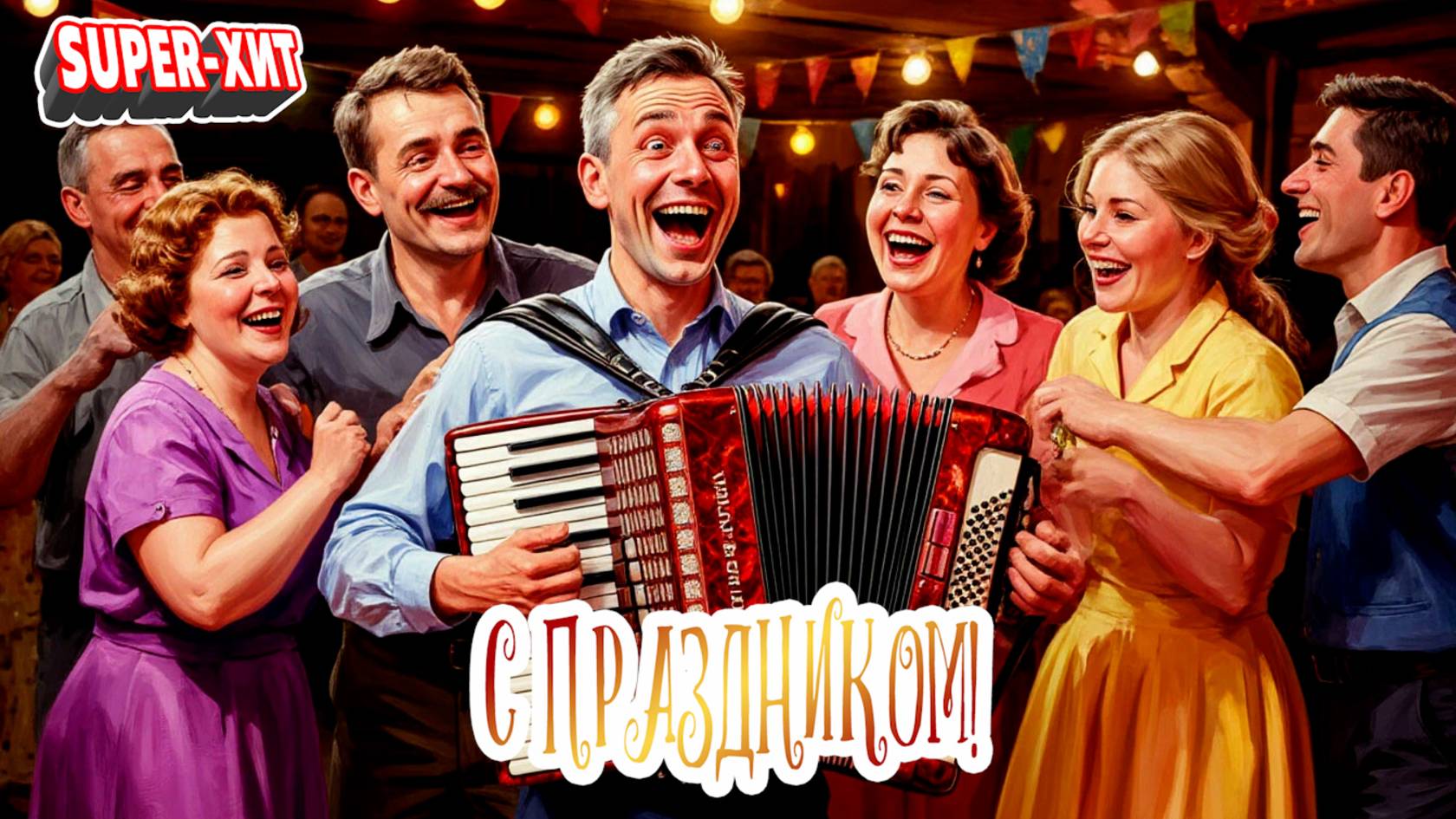 С праздником! (песня на заказ, Музыкальный Апельсин) смотреть онлайн