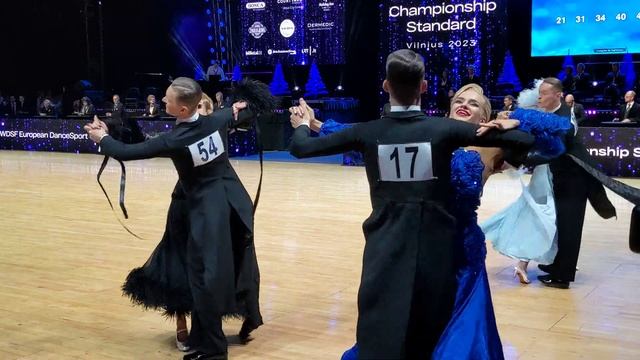 WDSF European Championship Standard 2023 | Semifinal Quickstep смотреть онлайн
