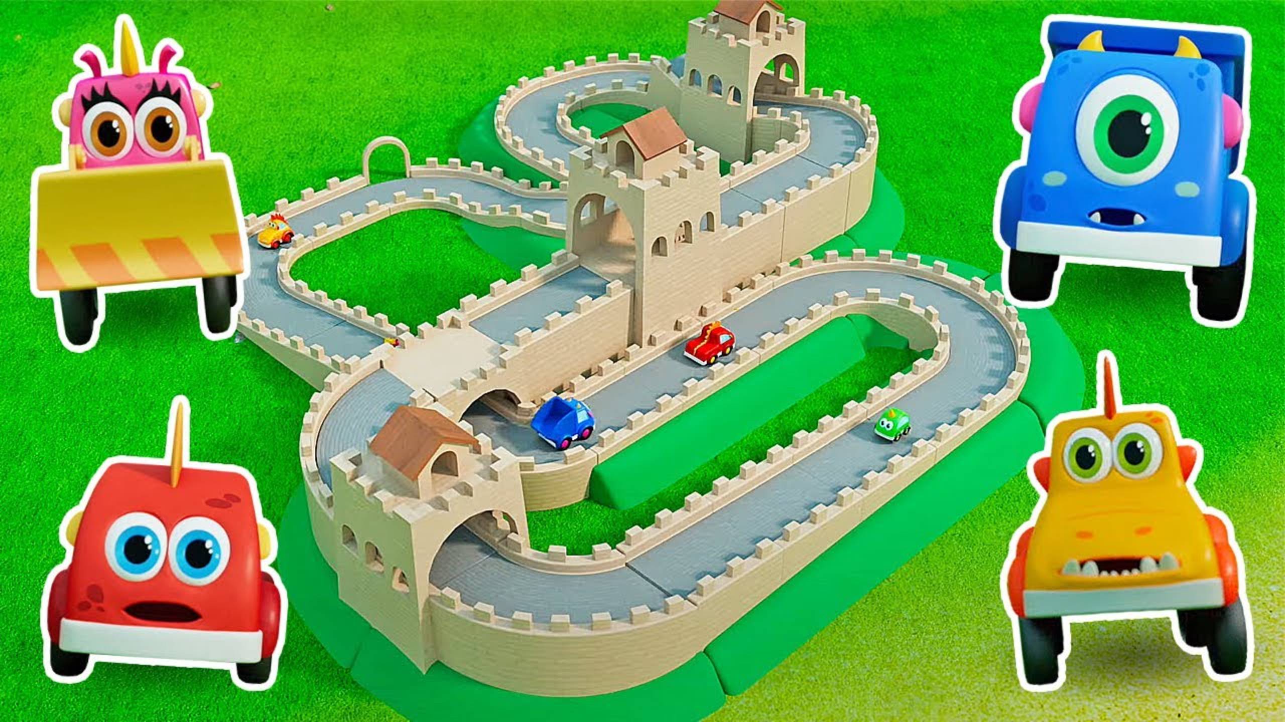 ПРЕМЬЕРА — Машинки Мокас гоняют по КИТАЙСКОЙ СТЕНЕ ️ Веселые мультики про машинки для детей