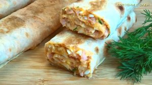 ВКУСНЯТИНА ИЗ ЛАВАША за 15 минут. Когда мало времени, готовлю вместо пирожков на ПЕРЕКУС