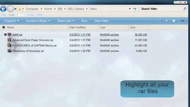 Quick tutorial (Batch Winrar-Multiple Folders) смотреть онлайн