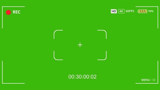 1 Hour Camera viewfinder 4k Green screen Video смотреть онлайн