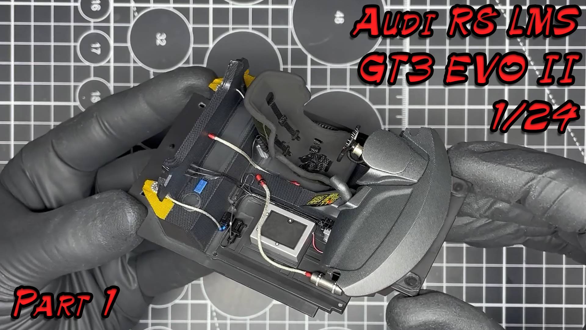 MENG 1/24 Audi R8 LMS GT3 EVO2 (CS-009) Часть 1