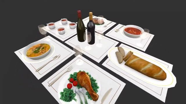 Food and Drinks, 3D Models in Unity смотреть онлайн