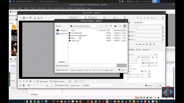 Aula 2 – Kdenlive – Adicionando Clipes смотреть онлайн