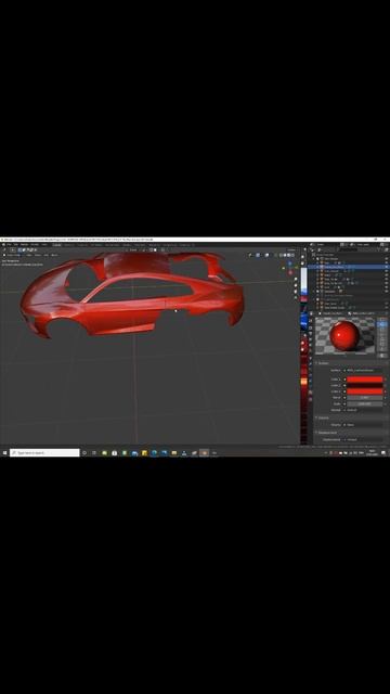 Blender 2.90 Audi R8 Update  Ep 1 #shorts #youtubeshorts