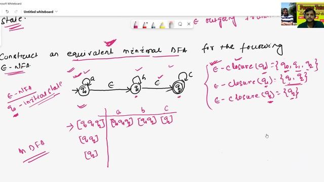 Epsilon Closure | Conversion from Epsilon NFA to Minimal DFA (C26) #EpsilonNFA #EpsilonClosure смотреть онлайн
