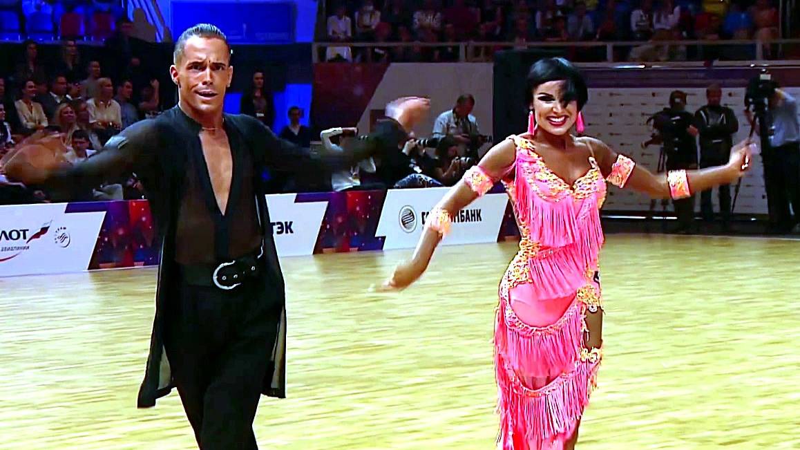 Спортивные бальные танцы. Чемпионат мира. Полуфинал. Самба смотреть онлайн