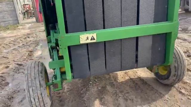 Прокрутка и продажа пресс подборщика рулонного John Deere 540#прессподборщик #johndeere #claas