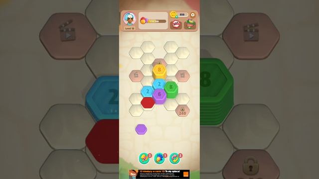 Hexa Stack:Sorting Puzzle-Level 18 NO BOOSTERS #hexastack #hexasort #sortingpuzzle смотреть онлайн