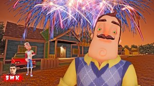 ШОУ ПРИВЕТ СОСЕД!САЛЮТ!МЕГАПОДВАЛ!ИГРА HELLO NEIGHBOR MOD KIT ПРОХОЖДЕНИЕ HIDDEN IN BASEMENT REMAKE!