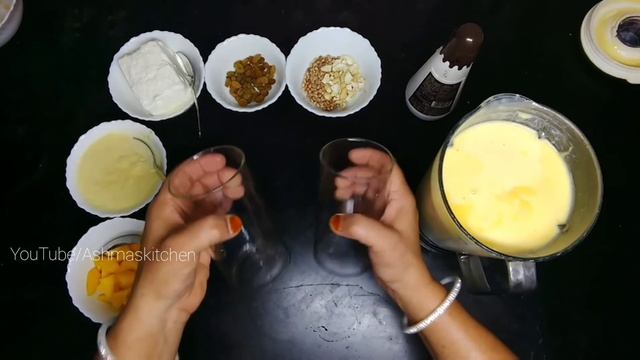 Mango Mastani मैंगो मस्तानी || recipe in Hindi/Urdu || Ashma's Kitchen смотреть онлайн