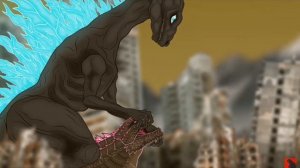 Годзила кровавая баня гребовидное облако против годзилы эволюция