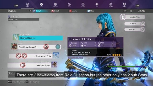Best Weapon after Update 1.03 Dungeon Raid? (Bow,Sword)-Part1|Sword Art Online: Alicization Lycoris смотреть онлайн