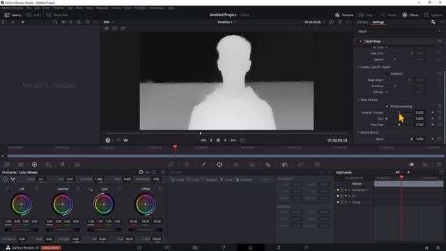 DaVinci Resolve 18 Depth Map Tutorial deutsch смотреть онлайн