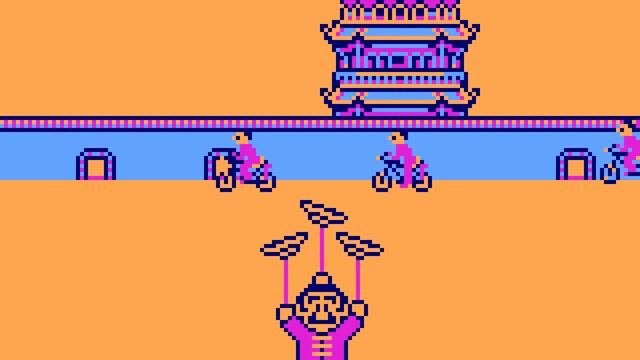 Qix (1990) [Super Gameboy Version]