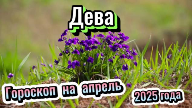 ДЕВА! Гороскоп на апрель 2025 года! смотреть онлайн