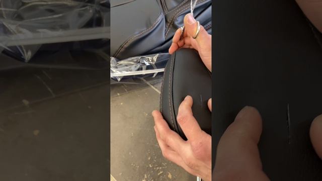 Как делать вырез под любые пластиковые накладки при установке авточехлов смотреть онлайн