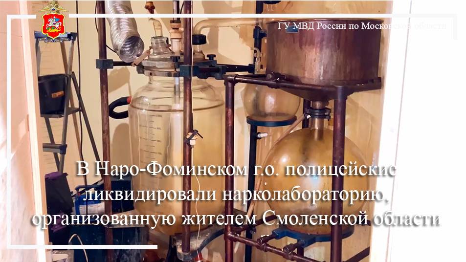 В Наро-Фоминском г.о. полицейские ликвидировали нарколабораторию смотреть онлайн