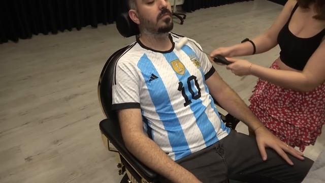 LADY RABIA'S TOK-SEN MASSAGE WAS VERY ENJOYABLE CRACKS ASMR head,face,ear,palm,back,leg massage смотреть онлайн