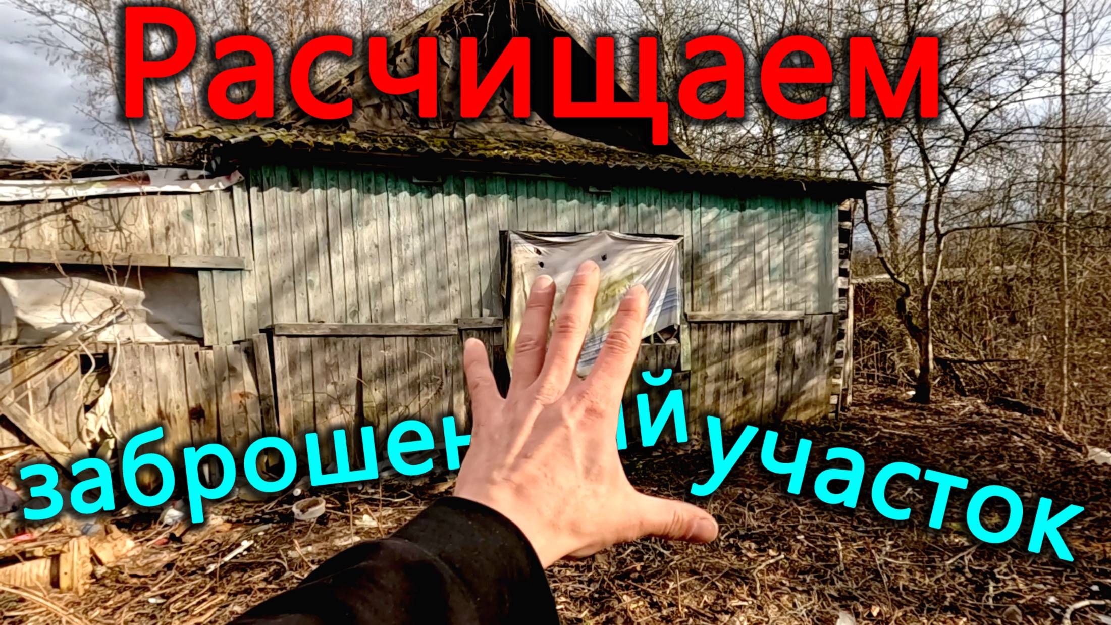 Государство разрешило нам больше, чем мы хотели. Расчищаем старый участок в деревне. смотреть онлайн