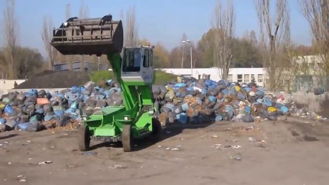 STAS Ecostar мусоровоз видео загрузки ТБО смотреть онлайн