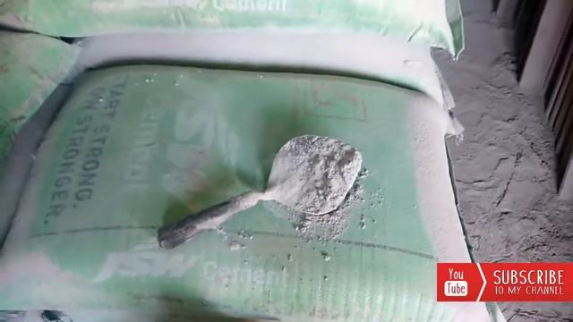 Field Test of cement | how to check good quality of cement | JSW cement test on site смотреть онлайн