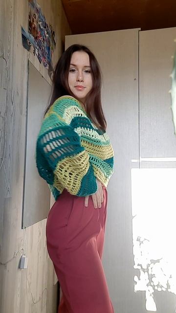 носили бы такую кофту? 🧶💚 смотреть онлайн