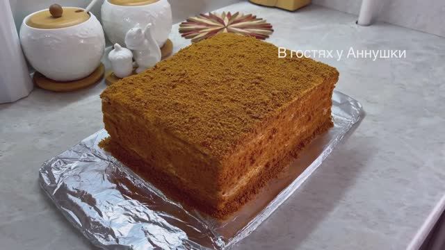 Настоящий медовик без выпечки — нежнее не бывает! 🍯🍰 смотреть онлайн