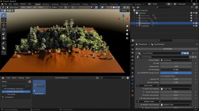 Blender - Forest Master - DeciduousTutorial смотреть онлайн