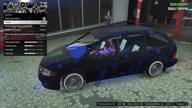 TUNEANDO LA VAPID MINIVAN GTA V ONLINE / DIRECTO PS4 смотреть онлайн