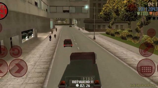 GTA III: Forelli Redemption. Миссия Пожарного (Стаунтон) смотреть онлайн