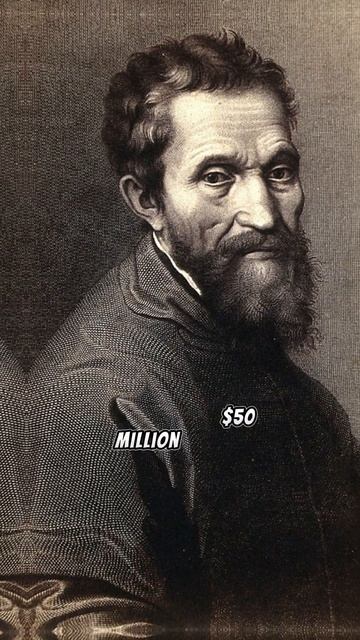 Michelangelo was HOW RICH?! 🤑 #history #facts #shorts #arthistory #interestingfacts смотреть онлайн