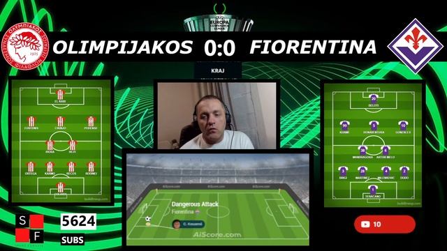 OLIMPIJAKOS - FIORENTINA! Finale Lige Konferencije! 29. Maj 21.00 h ! PRATIMO UŽIVO ! смотреть онлайн