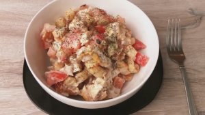 САЛАТ С КОПЧЕНОЙ КУРИЦЕЙ. Быстро и просто!