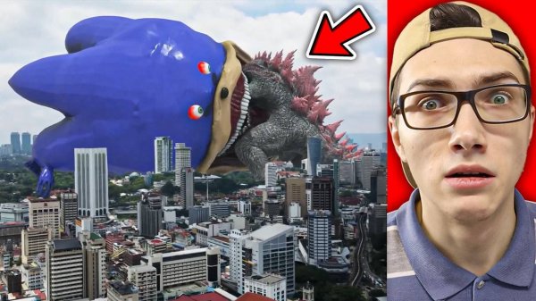 СРОЧНО! СОНИК СЪЕЛ ГОДЗИЛЛУ 😱🔪 SHIN SONIC ПРОТИВ ГОДЗИЛЛЫ В РЕАЛЬНОЙ ЖИЗНИ!