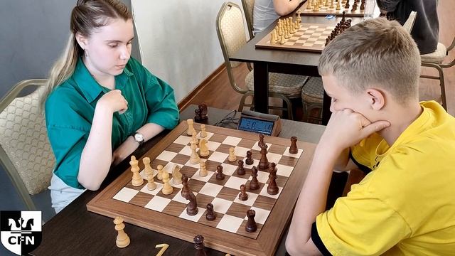 WFM A. Kochukova (1983) vs A. Nasyrov (1857). Chess Fight Night. CFN. Blitz смотреть онлайн