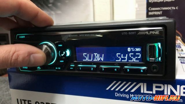 Alpine UTE-92BT смотреть онлайн