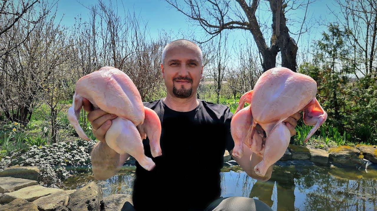 По настоящему сочный шашлык из целой курицы смотреть онлайн