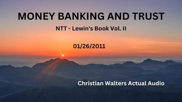 2011 01 26 NTT Lewin's Book Vol II смотреть онлайн