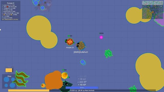 Играем в mope.io го все на Рашу 5 смотреть онлайн