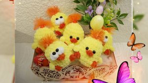 Мастер класс: пасхальный цыпленок крючком.