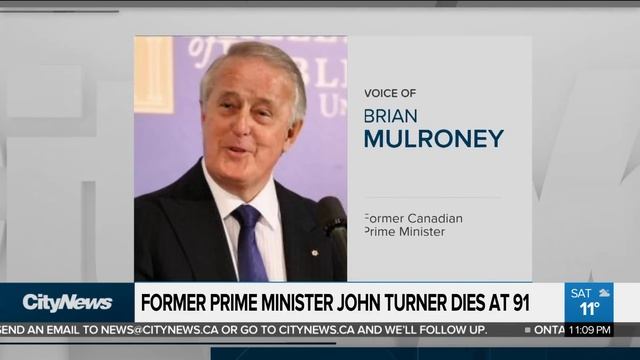 Former PM John Turner dies at 91 смотреть онлайн