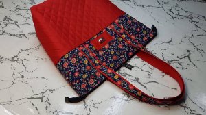 Нарядная сумка из ткани своими руками.