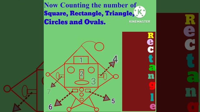 Geometry Shapes || Square, Rectangle, Triangle, Circle And Oval #shorts смотреть онлайн